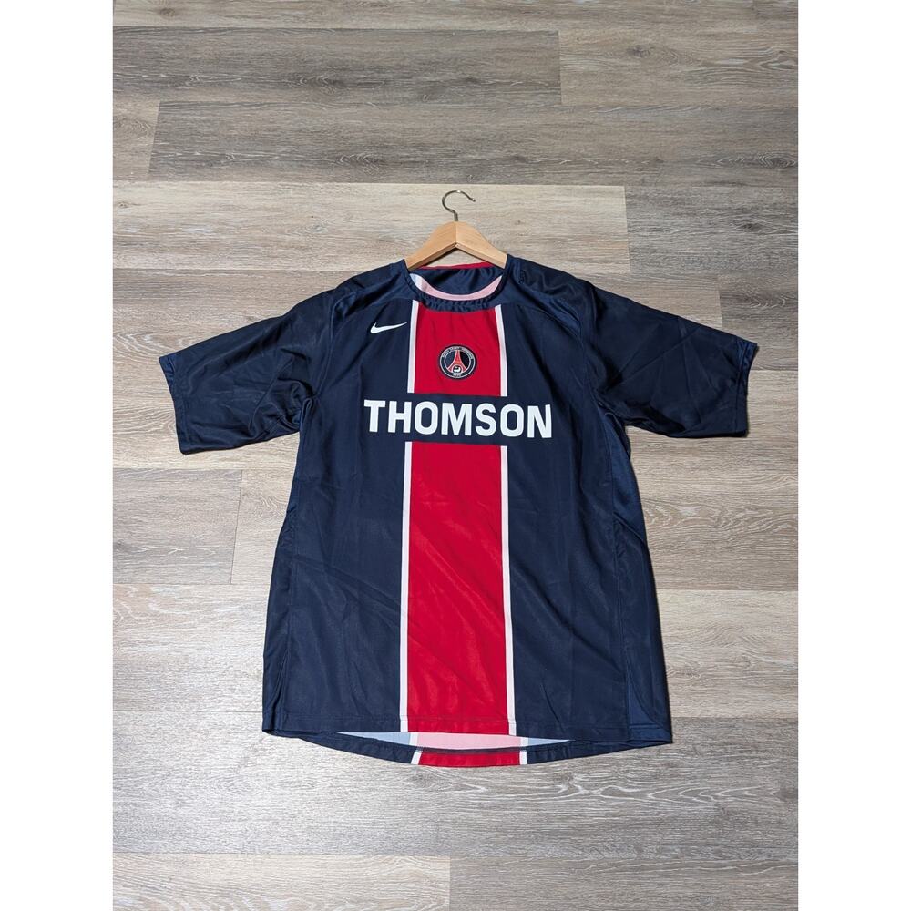 Vintage 2004-2005 Nike PSG "Thomson" Jersey Medium